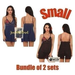 Lingerie  Women Sexy Lace Sleepwear Dress Cotton Chemise Nightgown Mini Teddy